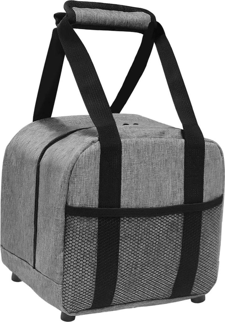 Bowlingball-Tasche, tragbare Tragetasche für einen einzelnen Ball mit gepolstertem Ballhalter und Netztasche, kleine Bowlingball-Hülle als Gesche...