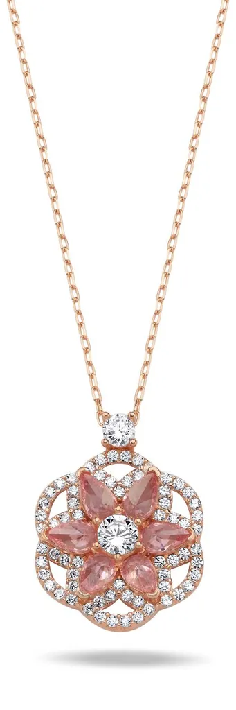 Collier Lotus Argent Rose Anti-Allergique : Bijou Brillant et Durable