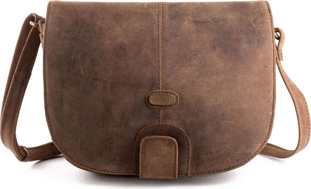 Harold's Antic Borsa a Tracolla Marrone Nature - Cuoio Artigianale
