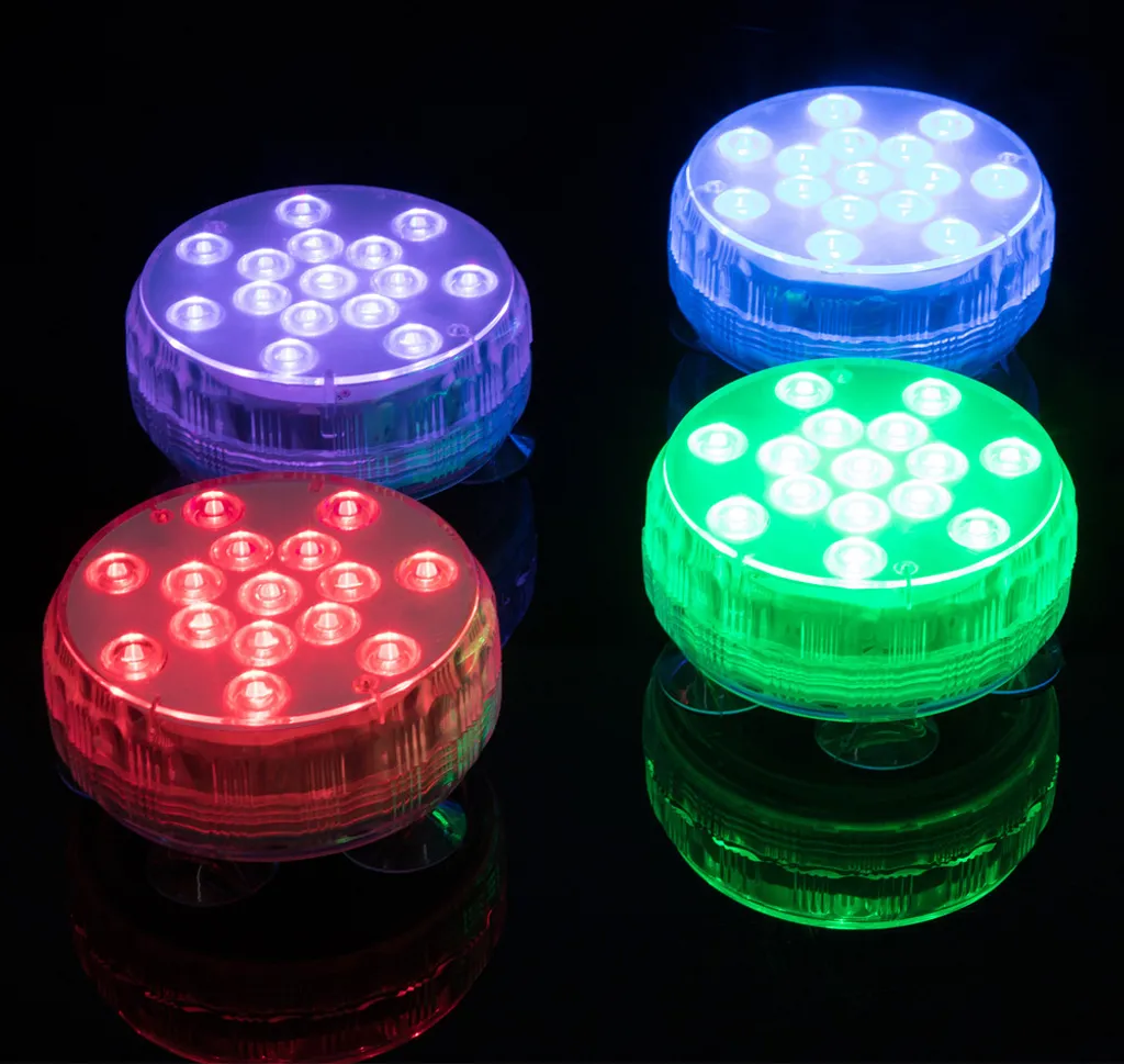 INF Pack de 4 Lumières de Piscine LED RVB Étanches avec Télécommande - 3