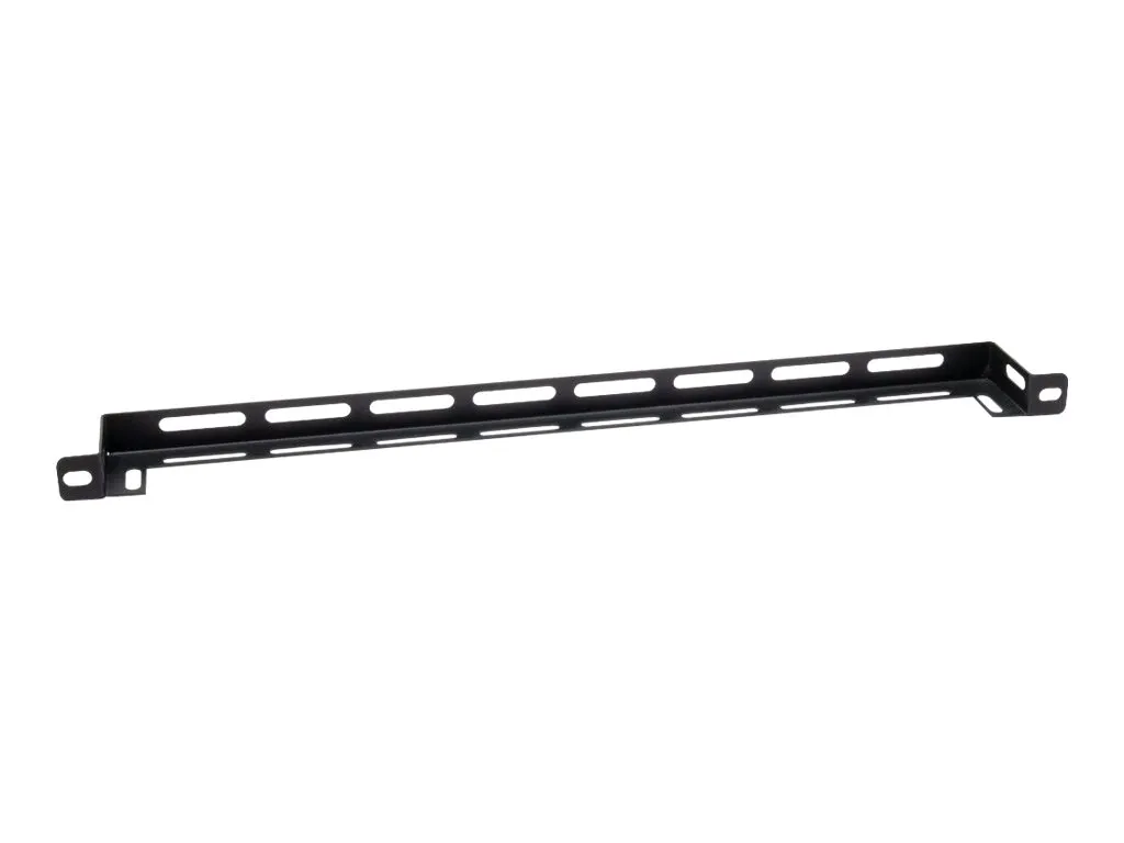 Inter-Tech Rail de câblage 19 pouces 1/2U noir pour rack informatique