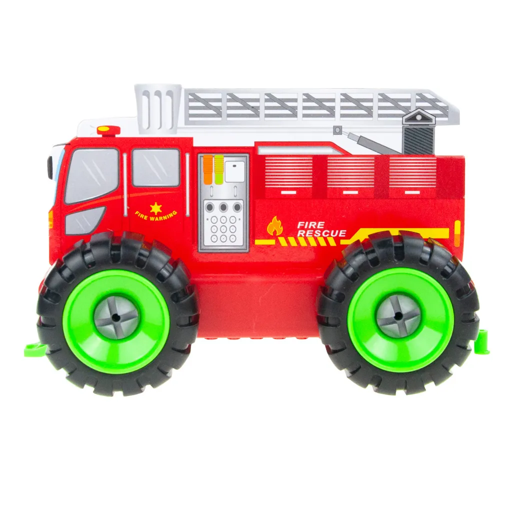 Kit Construction 3 Camions de Pompiers Modulaires 68 Éléments - 9