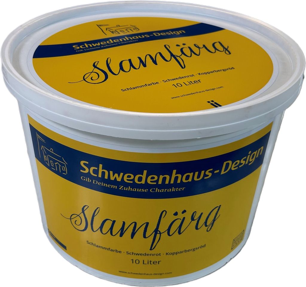 echte schwedische Schlammfarbe / Slamfärg in Falunrot / Produktbild 