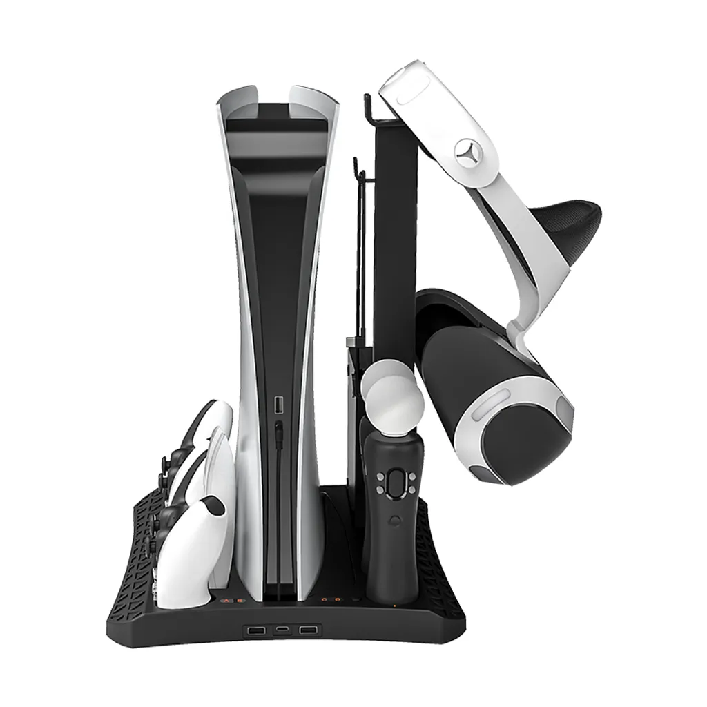 Station de charge et ventilation pour console PS5 avec deux slots VR