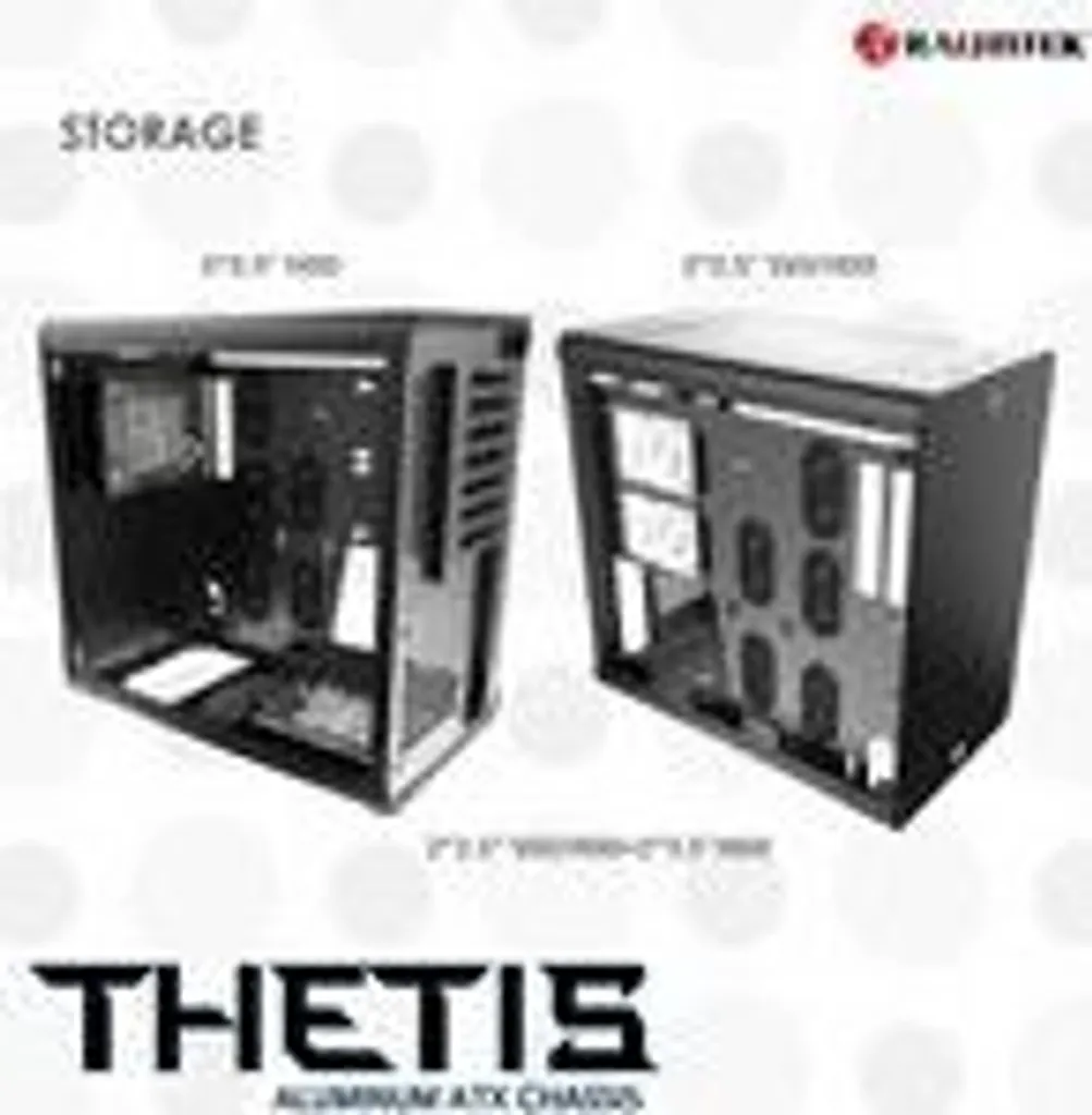 Boîtier PC gamer ATX compact Raijintek Thetis, idéal bureau design - 11