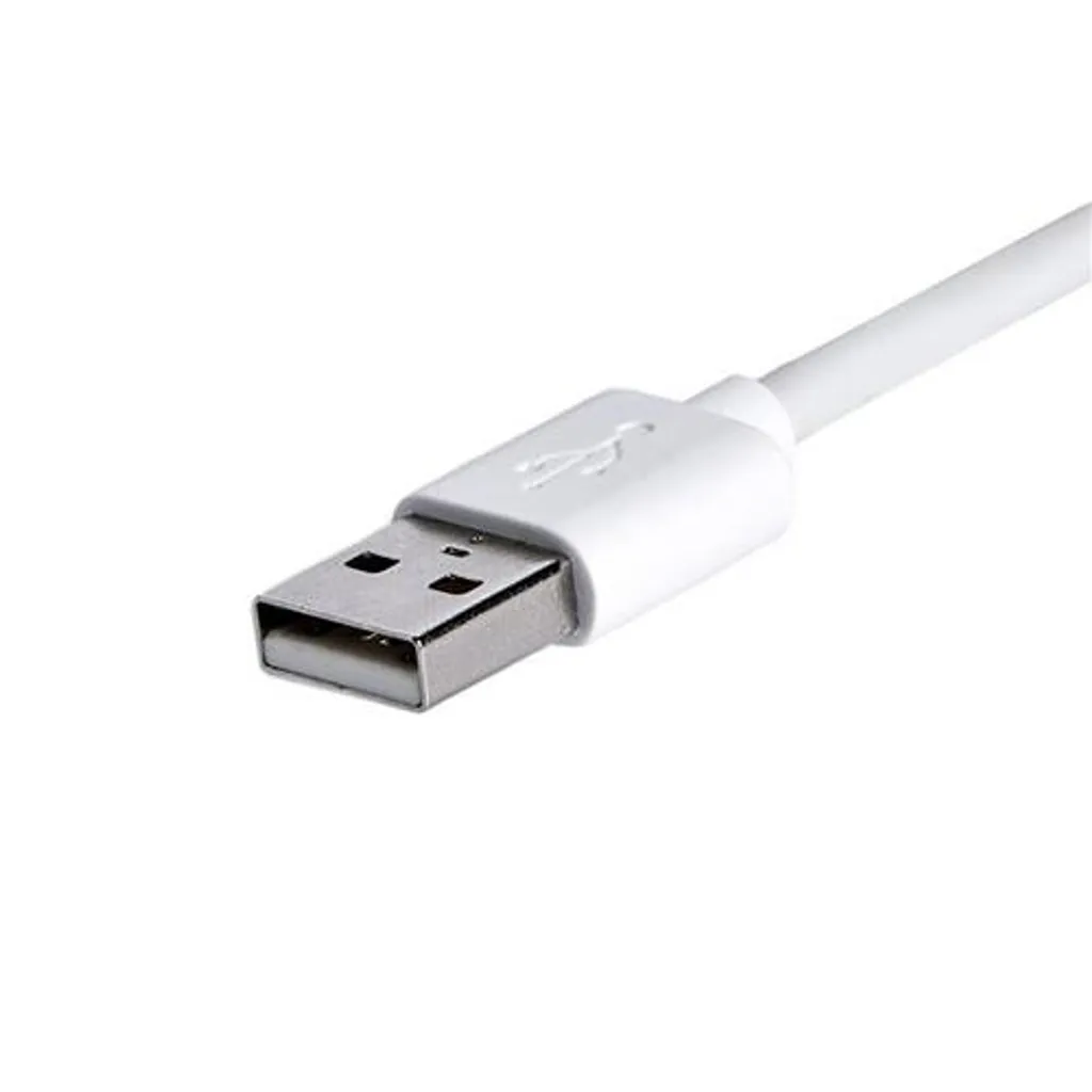 Câble Lightning coudé blanc 2m StarTech - Design ergonomique et robuste - 2