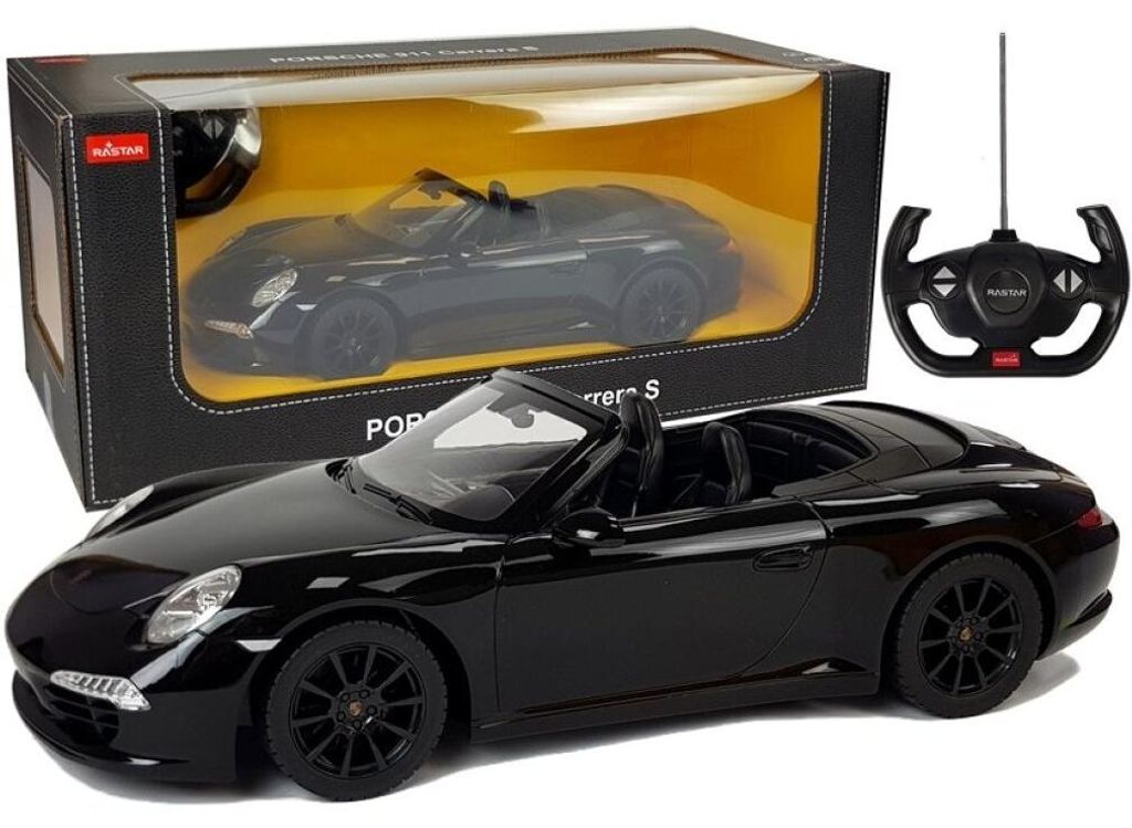 Porsche 911 Carrera S Ferngesteuertes Auto RC Rastar Schwarz