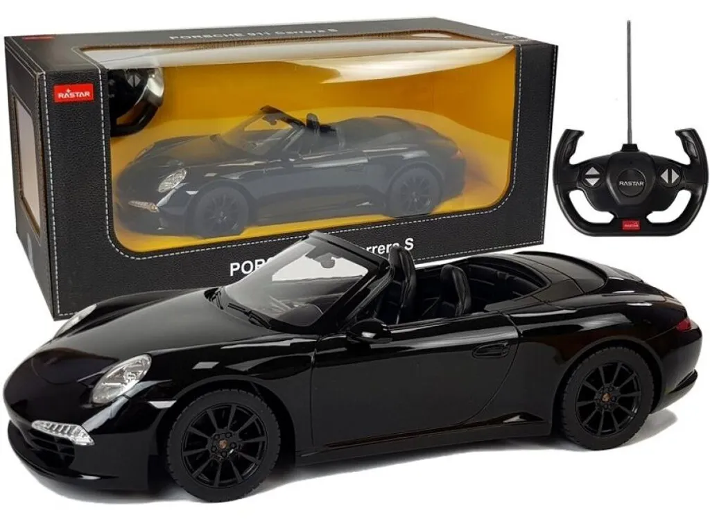 Porsche Cayenne Turbo Rastar 1:14 noir - Voiture RC sous licence officielle