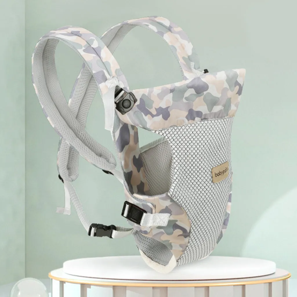 Porte-bébé physiologique Type 2 réglable et respirant pour nouveau-né