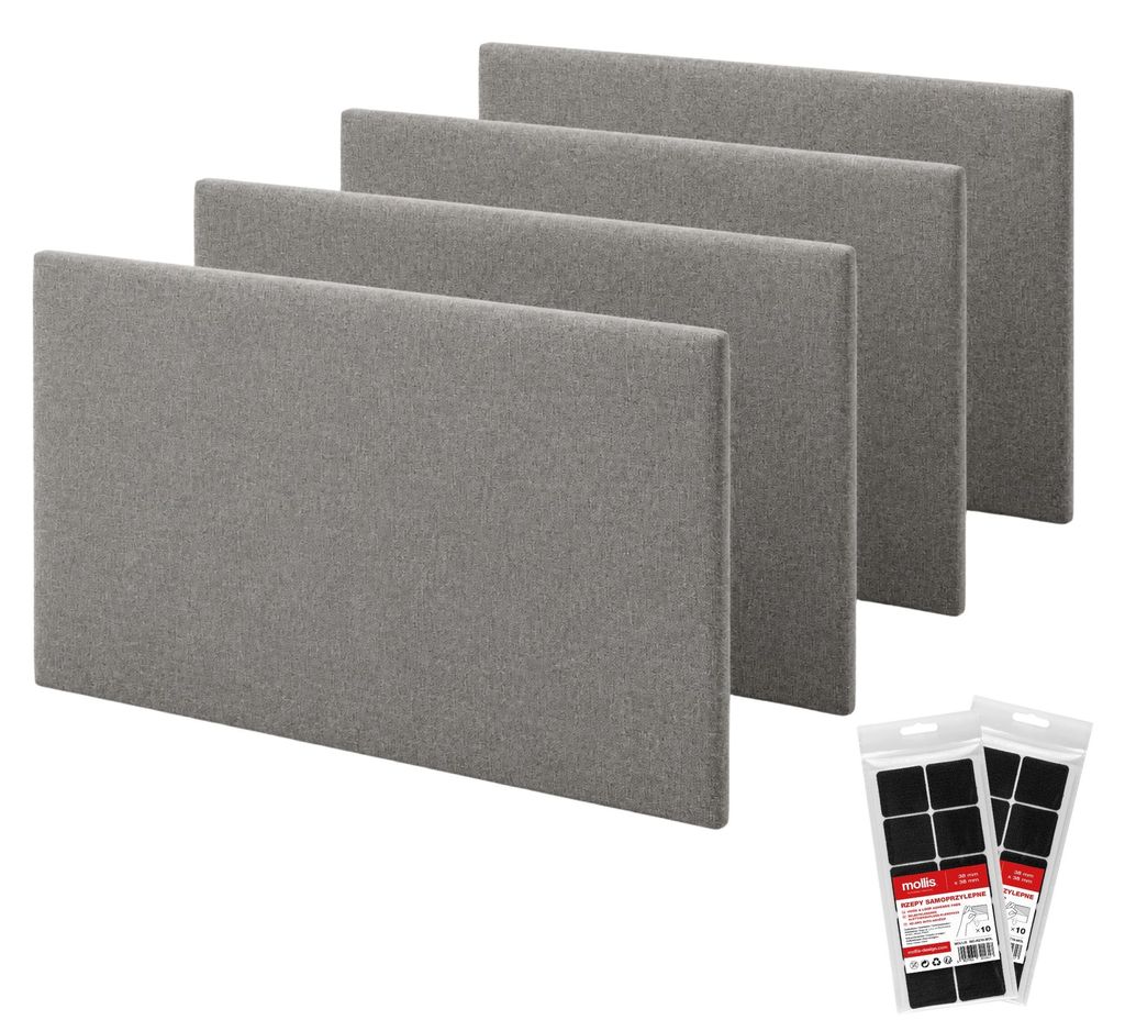 STEGU Polsterpaneel-Set 4× Rechteck 60x30 cm inkl. Produktbild 