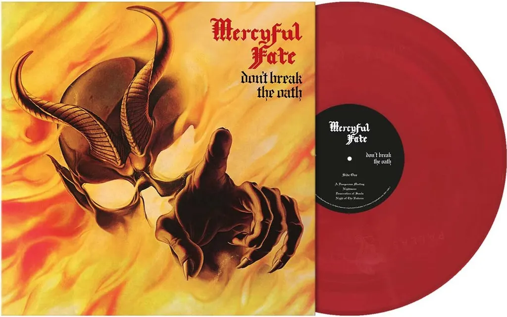 Don't Break The Oath de Mercyful Fate Vinyle Ruby Red LP Limité