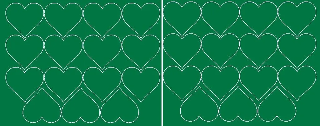 Cuori Adesivi Verde Smeraldo 6cm per Packaging Regalo San Valentino