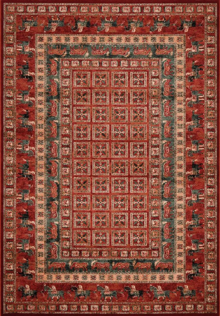 Tapis Kashqai 80 x 160 cm - Motif Royal Heritage 4301 300 Durable Chic