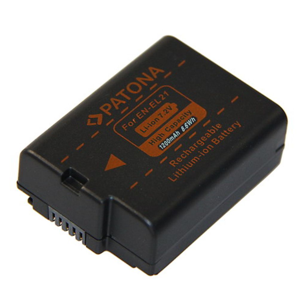Patona Akku kompatibel mit Nikon EN-EL21 1200mAh / 7.2V / 8.6Wh