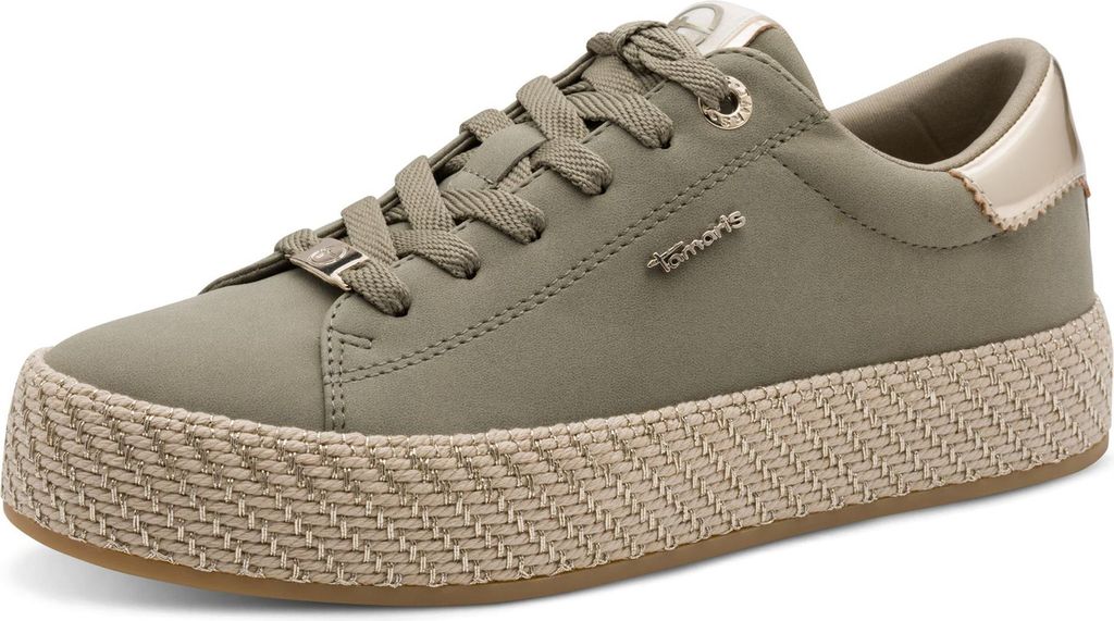 Tamaris Dames Faible Sneaker Low Top 1-23713-42 vert Image du produit 