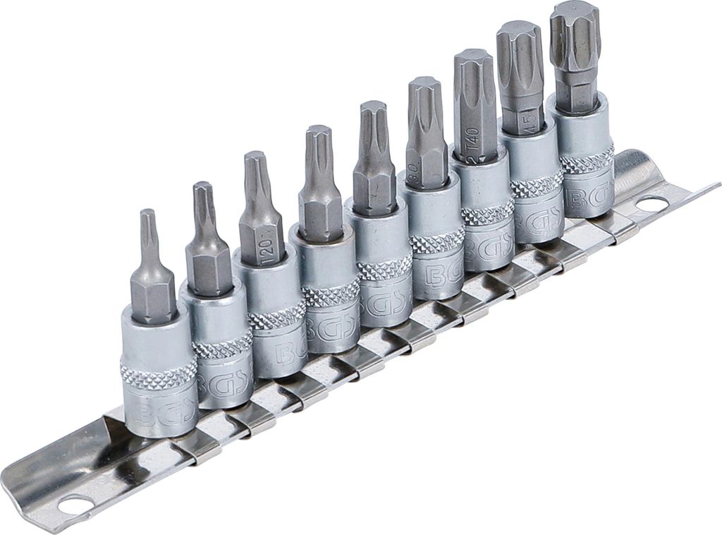 BGS 2164 Bit-Einsatz-Set, 6,3 (1/4), T-Profil, T10 - T50