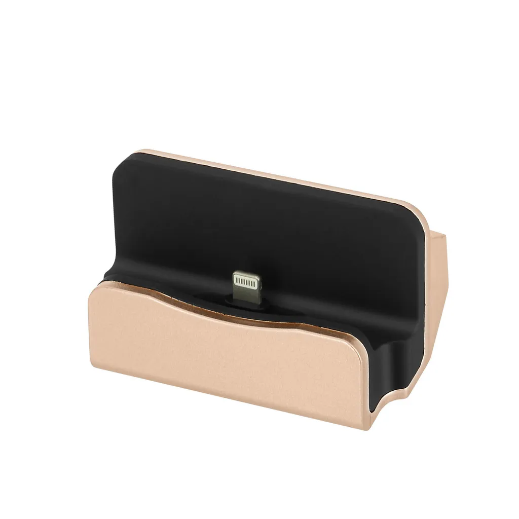 Stazione Ricarica iPhone Oro Rosa - Docking Station Lightning Sync & Charge - 1