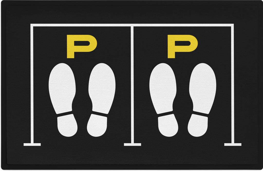 Trendation - Schuhparkplatz Fußmatte Lustige Idee Fussmatte Produktbild 