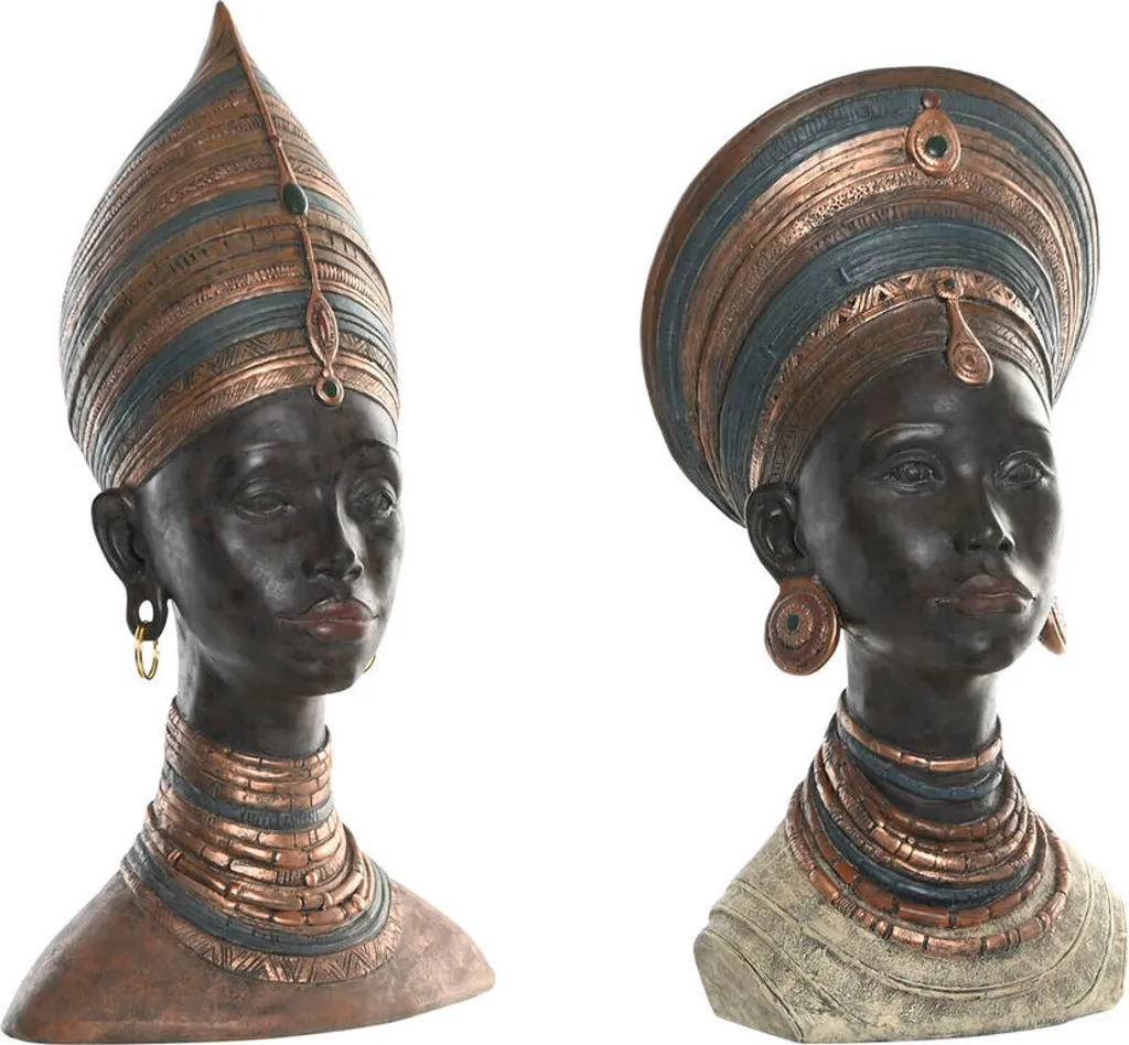 Figurine Déco Marron Grande Taille 53cm Style Africain Home ESPRIT