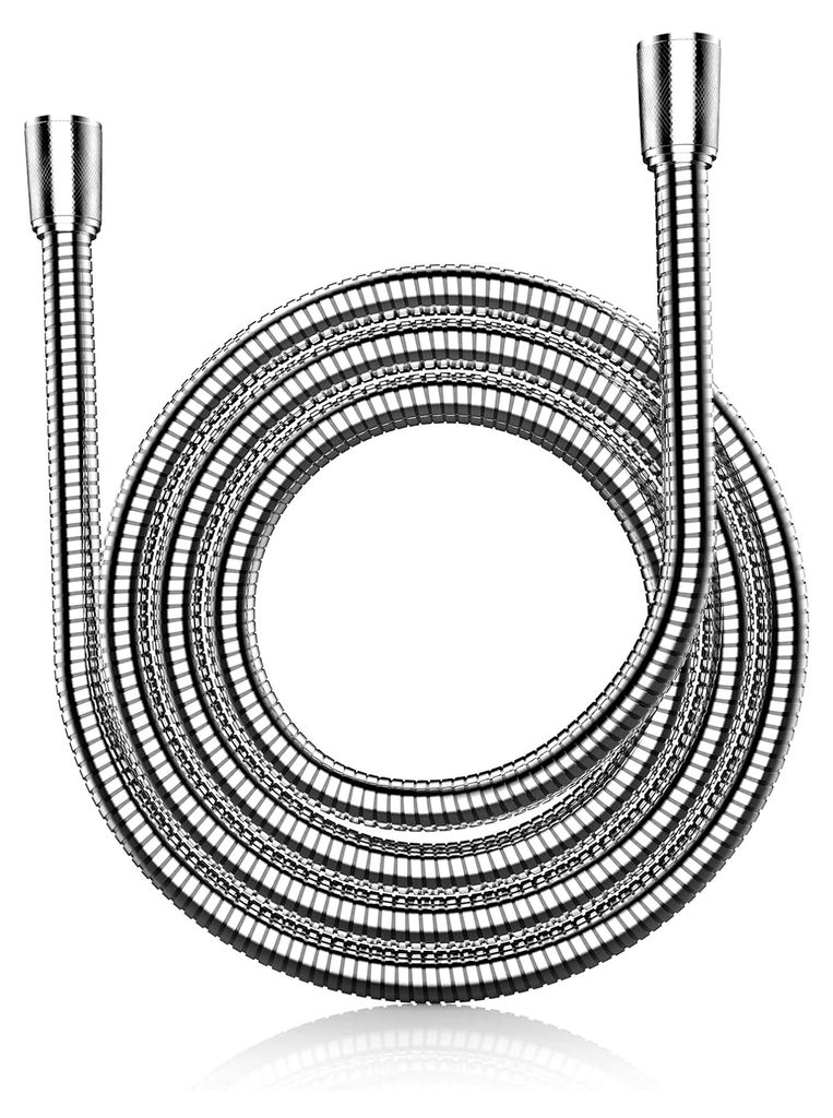 Duschschlauch 1,8m – 304 Edelstahl Brauseschlauch mit universellem Anschluss, Extra-Länge Duschkopf Schlauch und 360-Grad flexibles Anti-Verwick...