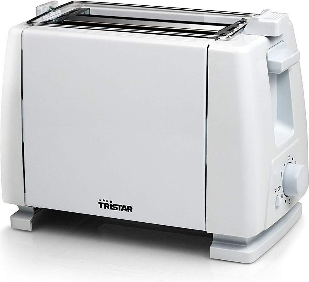 Tristar BR-1009 Toaster - 2 Scheibe(n) - Weiß - Drehregler Immagine del prodotto 