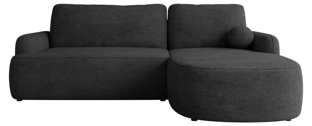 MIRJAN24 Ecksofa Loridu, Wohnzimmmer L-Form mit Schlaffunktion und Bettkasten (Farbe: Margo 227.09, Seite: Rechts)