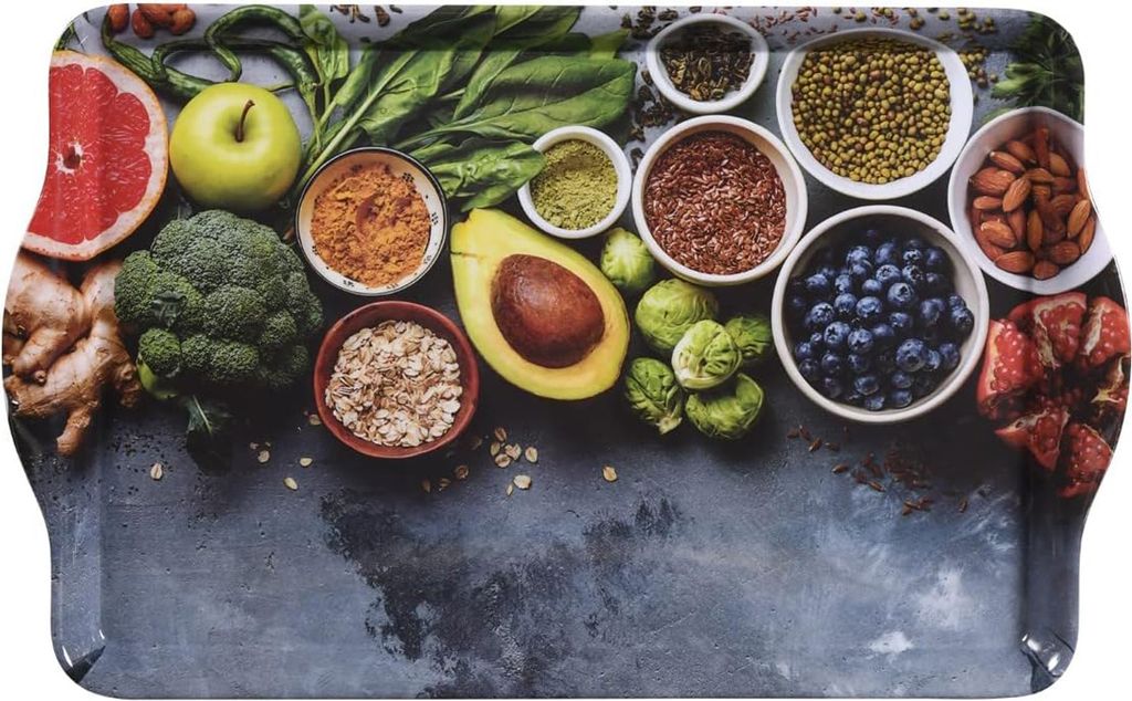 Kesper Serviertablett Motiv Healthy Kitchen Produktbild 