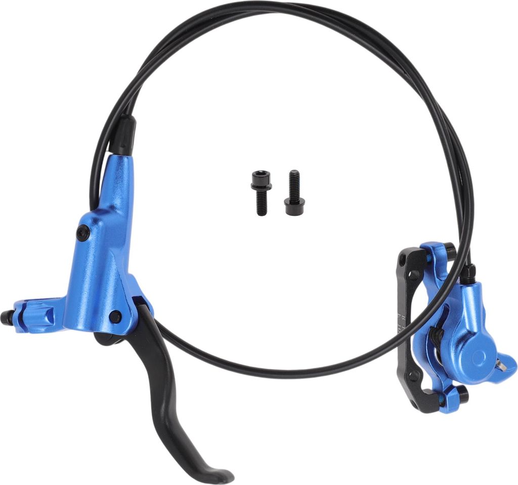 1 Satz Fahrradbremszubehör, Aluminium-Bremsgriff, Vordere Linke Bremshebel Und 850mm Bremsseil Für Rennrad MTB, Blau