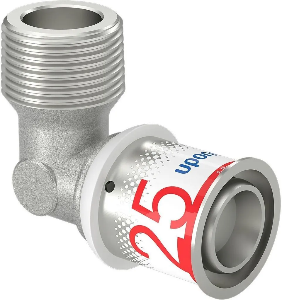 Coude à Sertir Uponor S-Press PLUS 25 R1" : Sécurité et Débit Optimisé