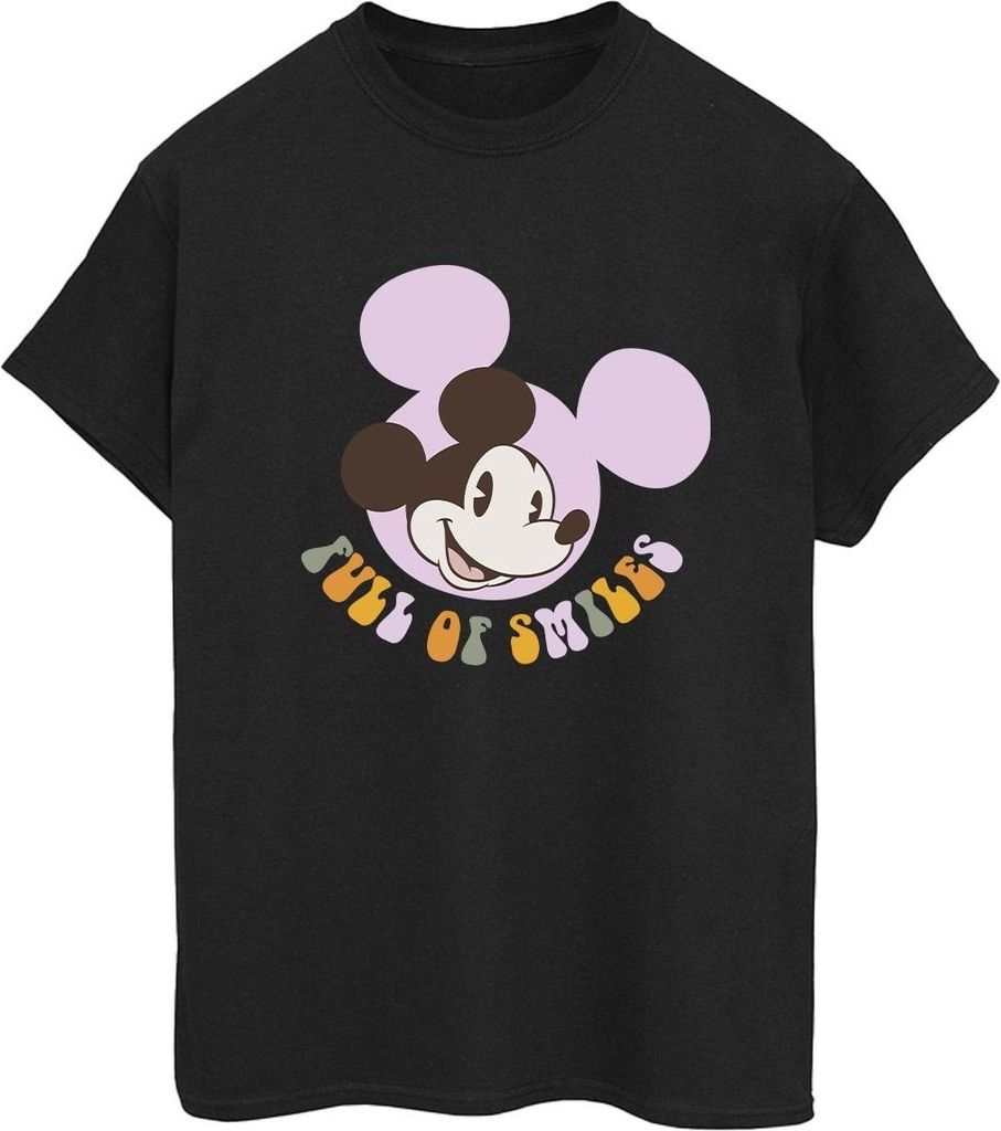 Disney - "Full Of Smiles" T-Shirt für Damen BI38965 (XXL) (Schwarz)