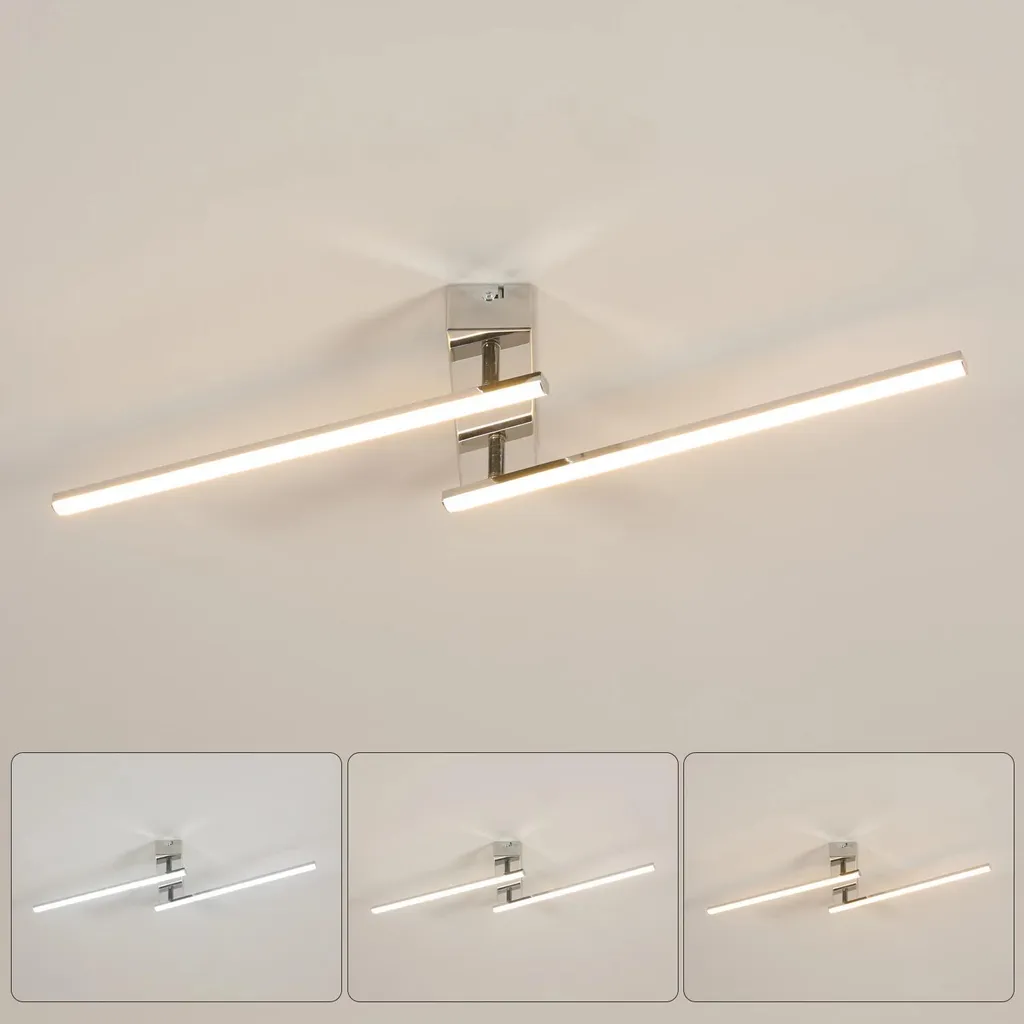 Éclairage LED pour couloir 15m² plafonnier 16W blanc montage en saillie
