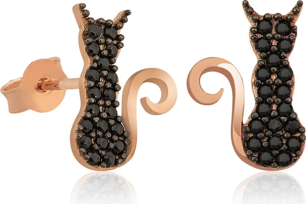 Boucles d'oreilles chat en argent : le cadeau idéal pour femme chic
