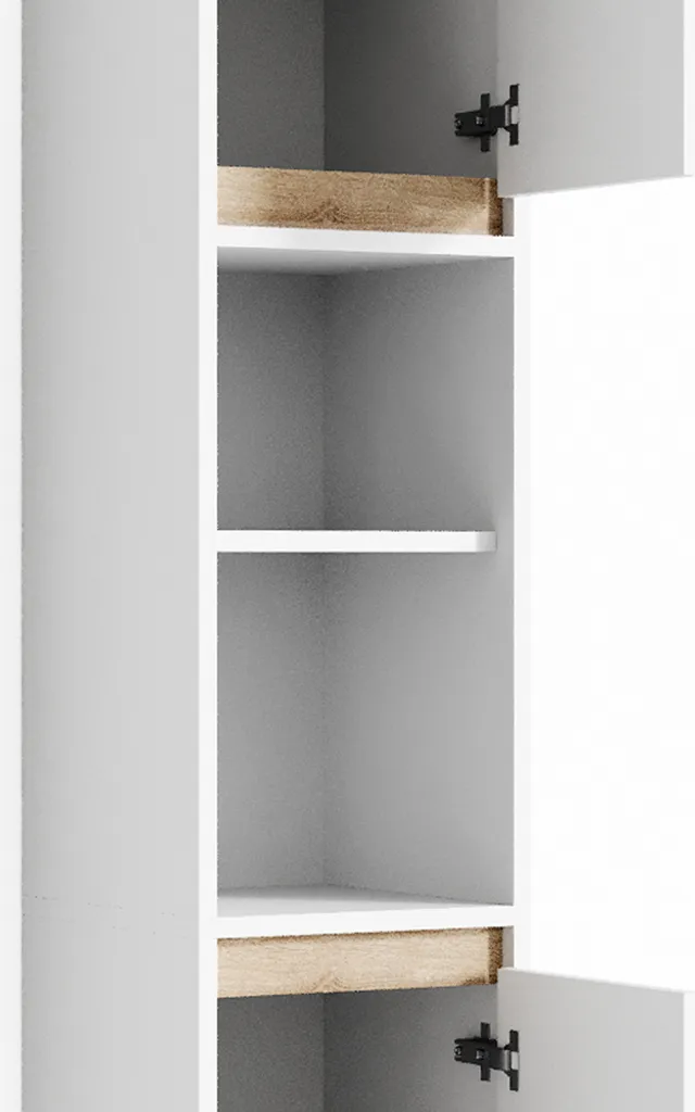 Vicco Mobile bagno alto Emma, 30 x 190 cm, Bianco/Sonoma - 6