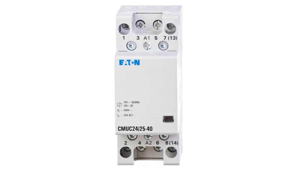 Contacteur modulaire 25A 4NO 24V AC/DC CMUC24/25-40 137308 ABB