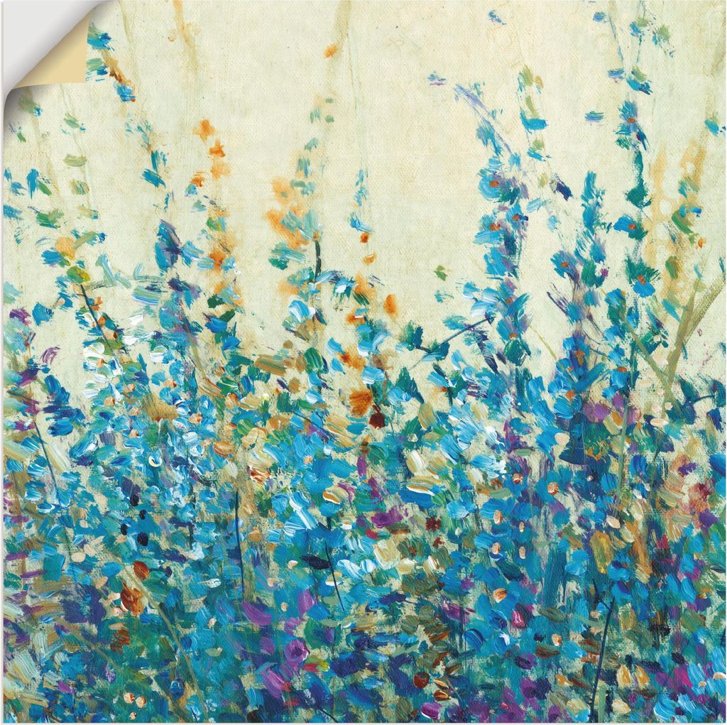 ARTland Wandbild, selbstklebend Blautöne II Größe: 30x30 cm