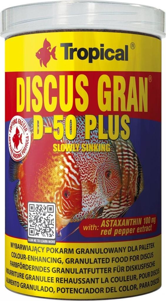 Tropical Discus Gran D-50 Plus, 1000 ml Produktbild 