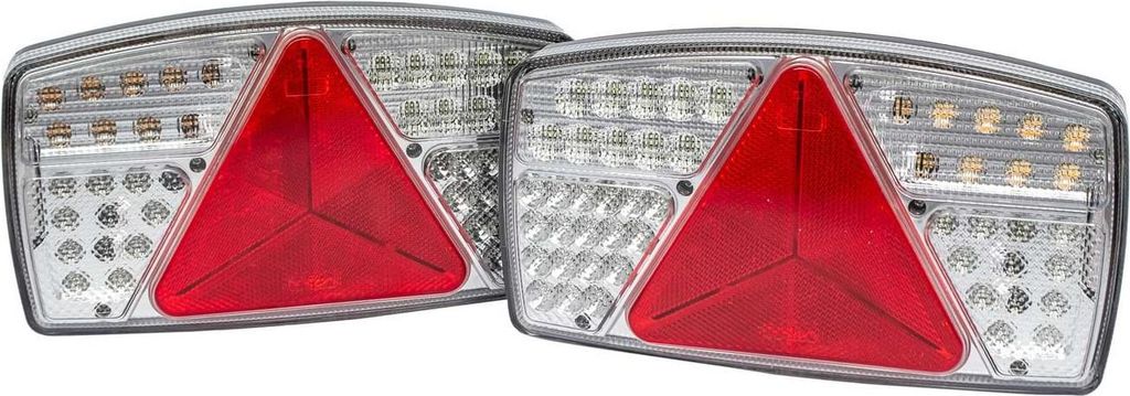 Aspöck LED Rückleuchten Set 41-131 links und rechts 10 bis 30 V 250 mm breit 140 mm hoch 30 mm tief für Anhänger Lkw und Landmaschinen