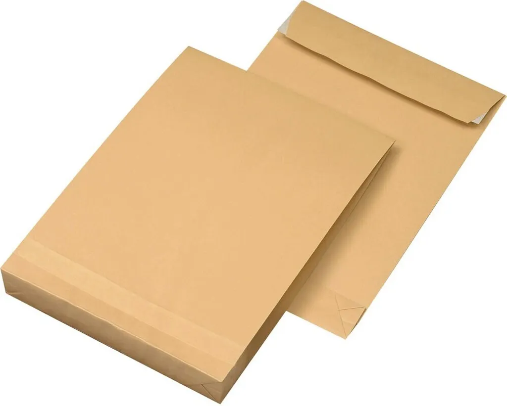 Pochettes B4 à Soufflet Kraft 140g : Finies les Enveloppes Déchirées