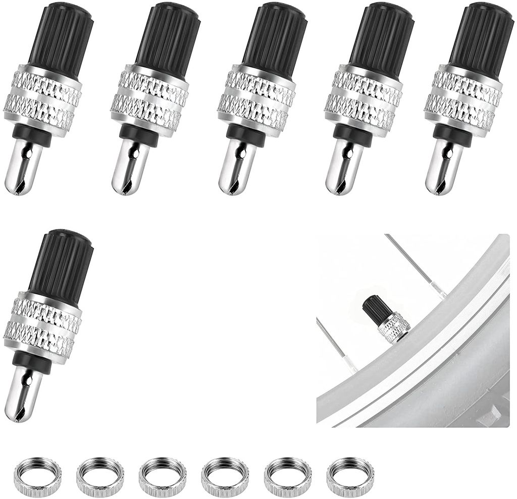 2 x Standard FAHRRAD DV Ventil Blitzventil mit Überwurfmutter für Fahradschlauch 