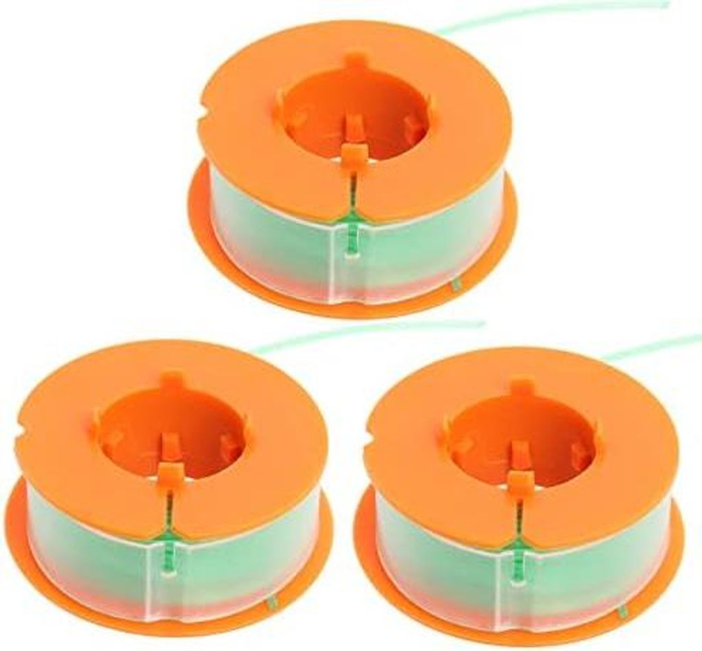 Poweka F016800175 Fadenspule Kompatibel mit Bosch Art 23 26 30 Easytrim Combitrim Motorsense 8mx1.6mm (3 Stück)