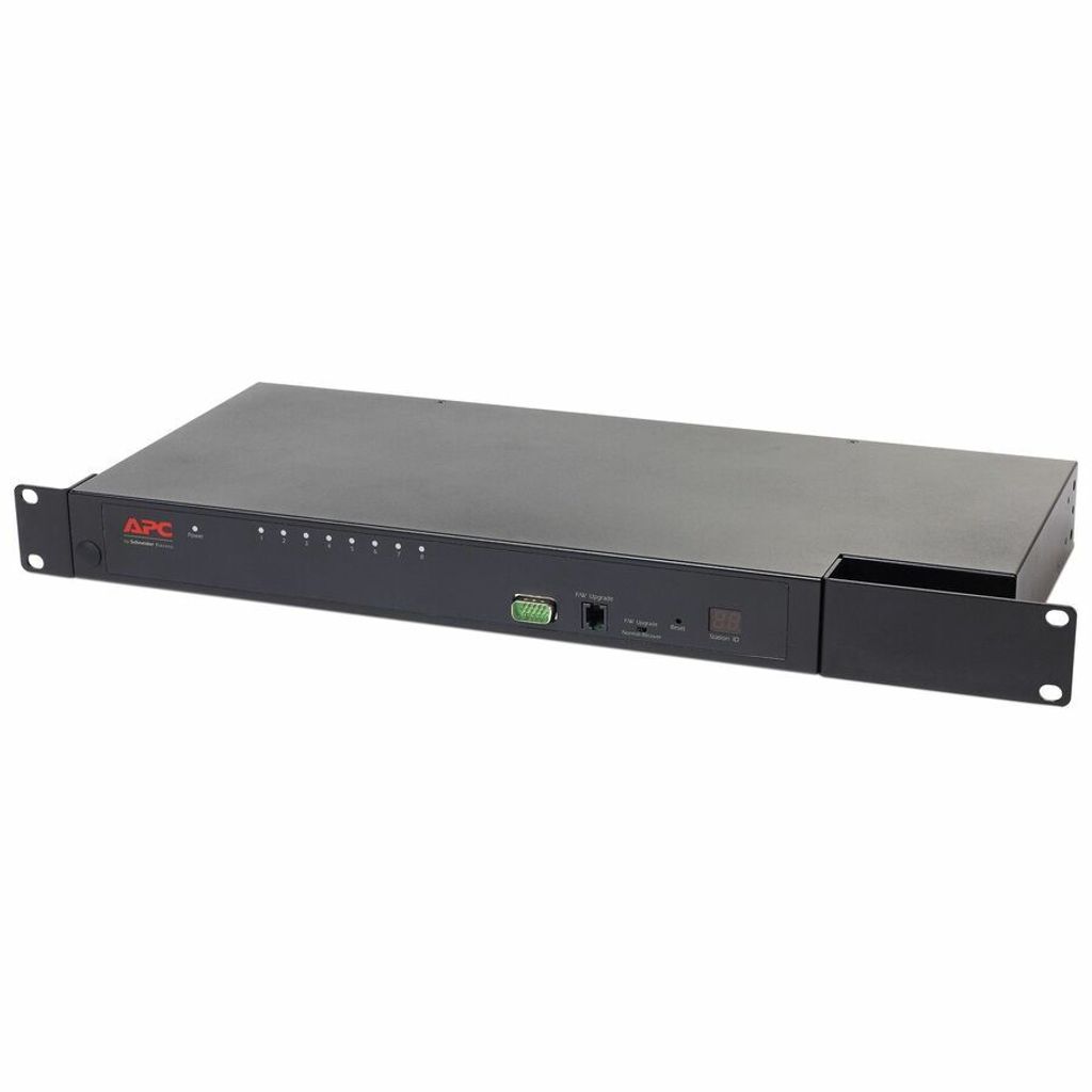 APC KVM0108A - 1600 x 1200 Pixel - Rack-Einbau - 1U - Schwarz