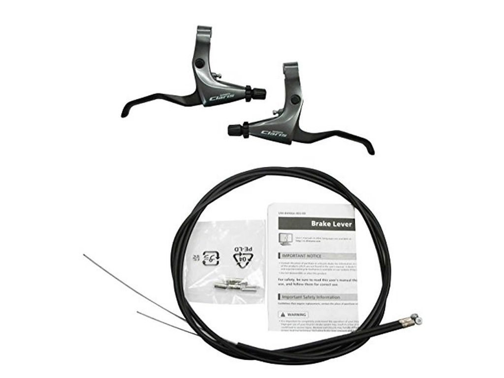 Shimano Bremshebel BL-R2000 Mod. 18 br.Hebel-Unterlegscheibe. Claris Paar Sil.m.Kab.+Sle.