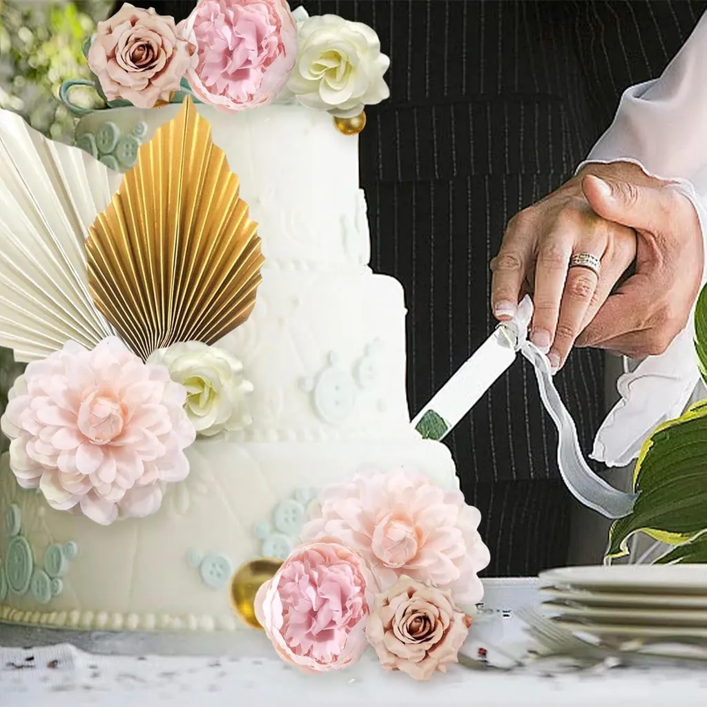 Décoration de gâteau pour baby shower et mariage thème bohème rustique - 5