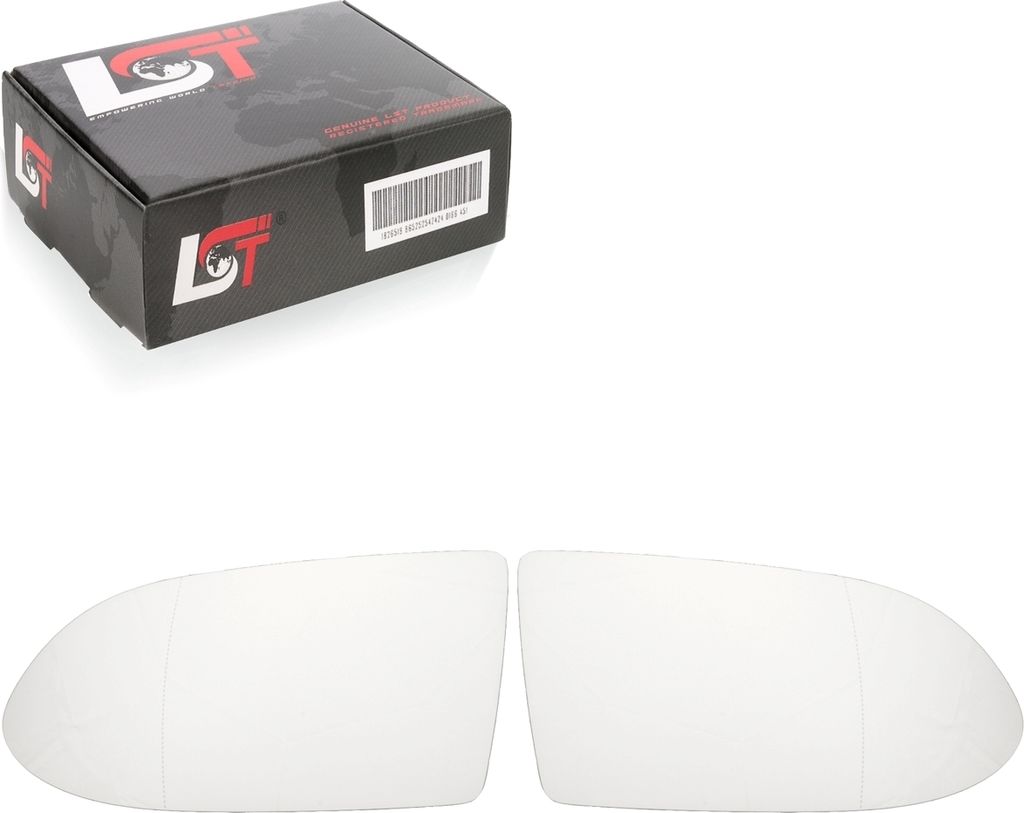 2x Außenspiegel Glas zum Kleben asphärisch links rechts für Opel Zafira A F75