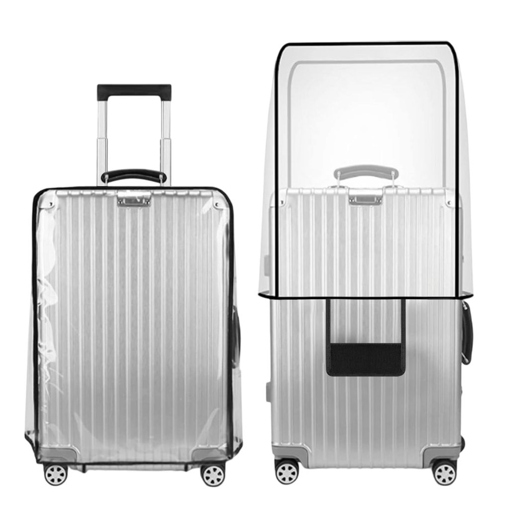 Transparente Koffer Schutzhülle, Kratzfeste Kofferhülle, Wasserabweisende Kofferabdeckung - LUGICOVER S