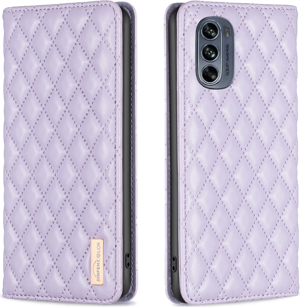 Motorola Moto G62 5G Case Viola - Slim Leather Wallet & Stand
