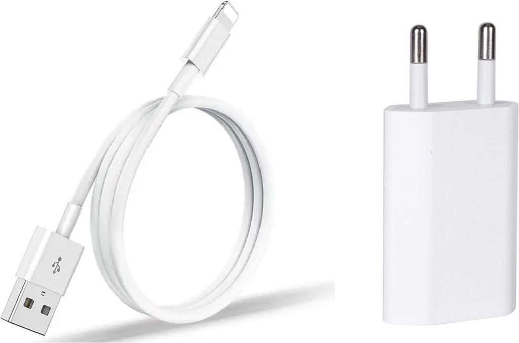 Ladekabel + Netzadapter passt für iPhone 5 6 7 8 11 12 13 Produktbild 