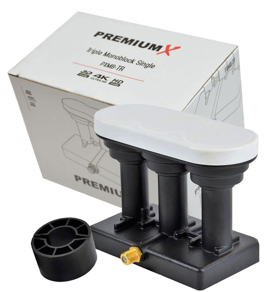 PremiumX Single Monoblock LNB Triple PXMB-TR Sat für 1 Produktbild 