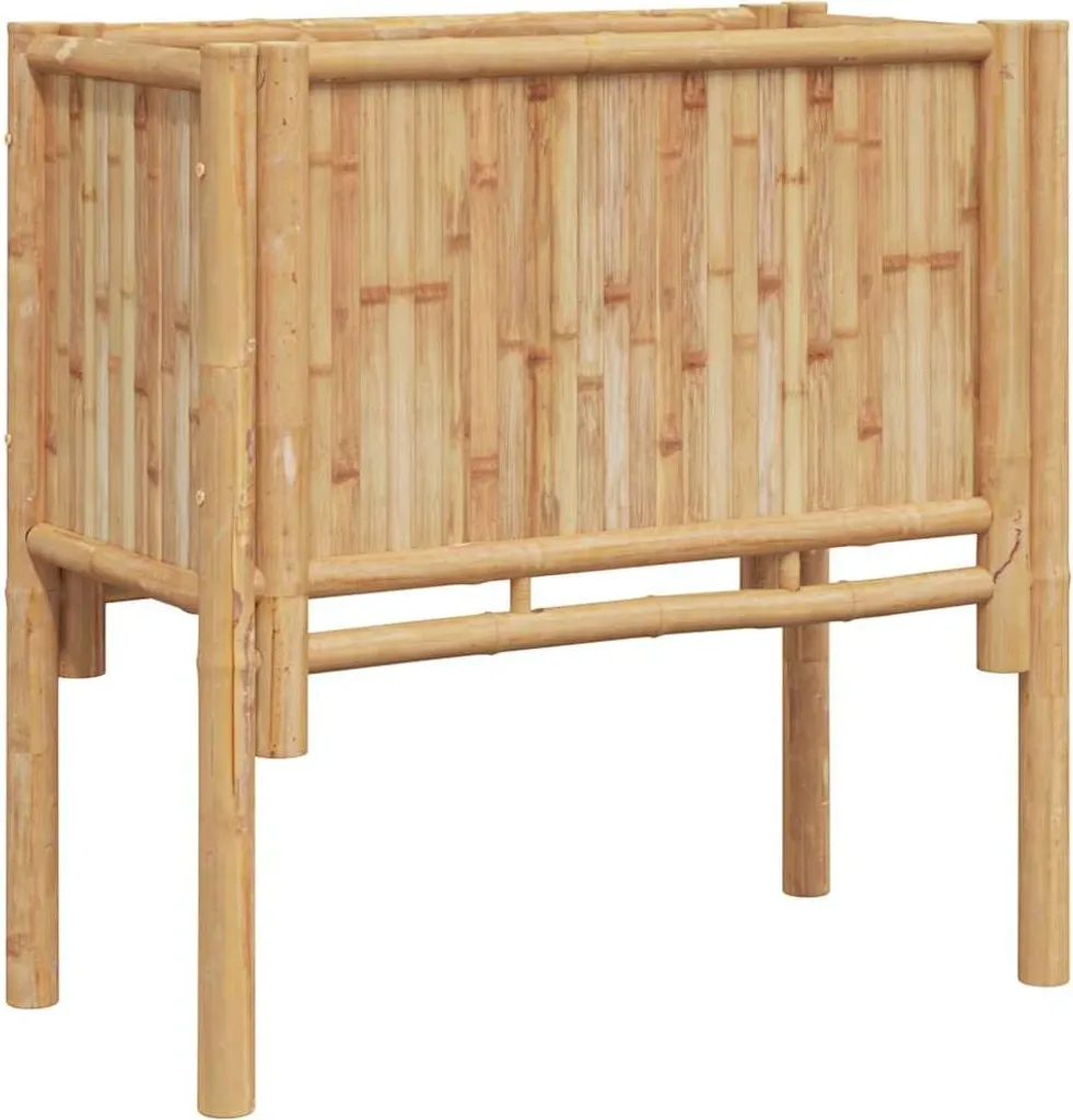 Lit surélevé en Bambou Marron 70x35x70 cm : Jardinez sans Mal de Dos