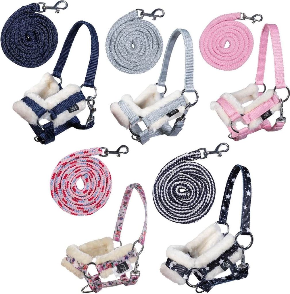 HKM SPORTS EQUIPMENT Hobby Horse Halfterset (Grau) Produktbild 4